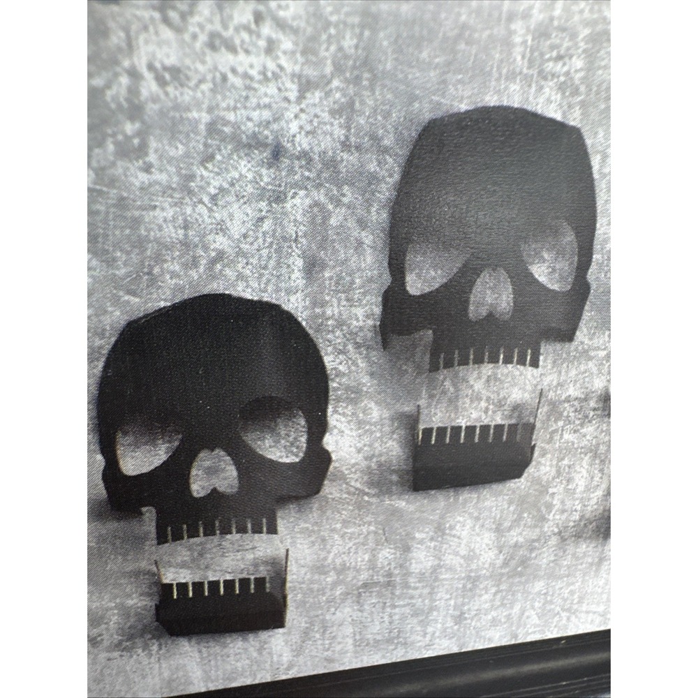 Martha Stewart Crafts Halloween 3D Skull Decorations Decor Paper Kit Reusable